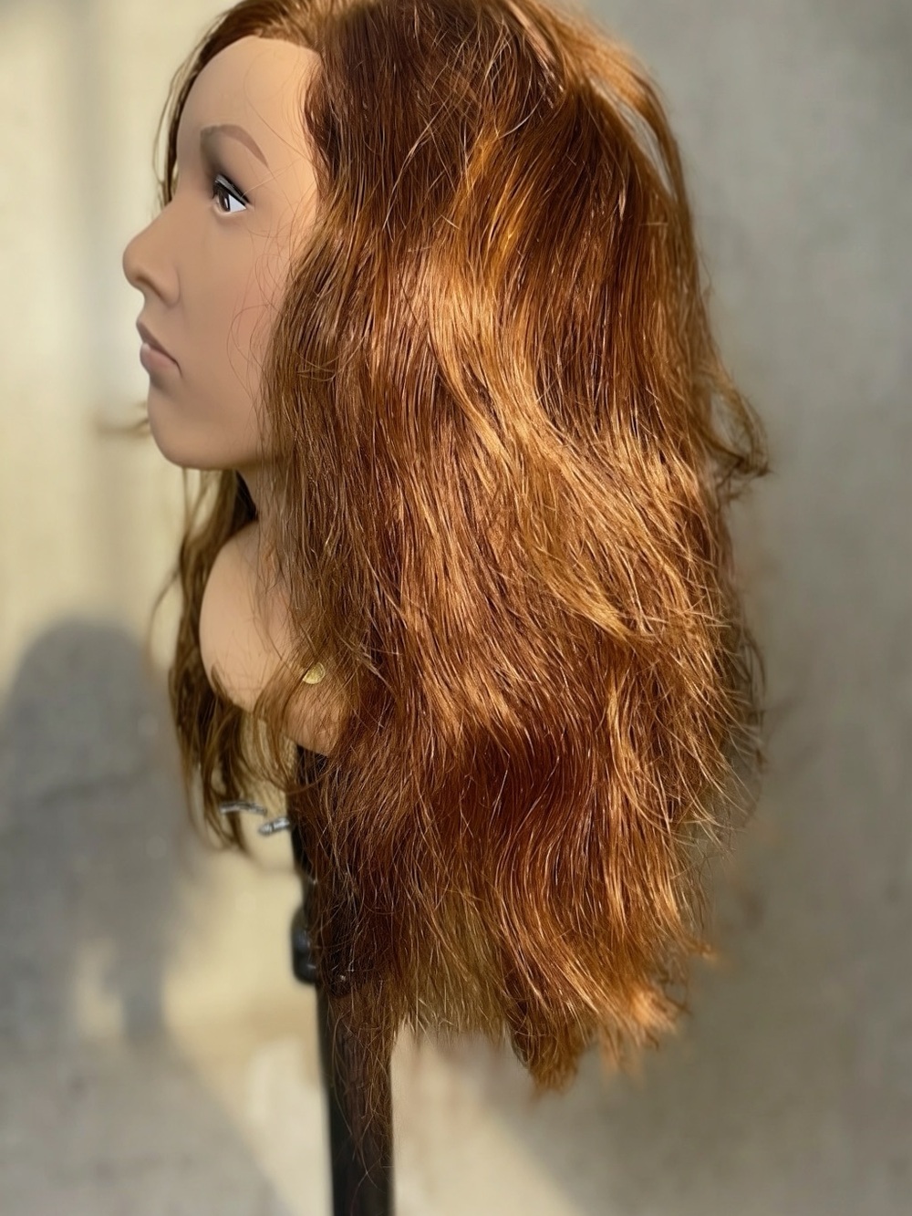 Copper Red brand new pivot point cosmetology Practice Hair Mannequin Head